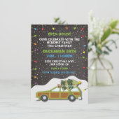 クリスマスパーティーステーションワゴンオープンハウス 招待状 (スタンド正面)