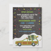 クリスマスパーティーステーションワゴンオープンハウス 招待状 (正面)