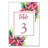 クリスマスパーティーテーブル番号カード テーブルナンバー (裏面)