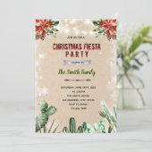 クリスマスパーティーテーマ 招待状 (スタンド正面)