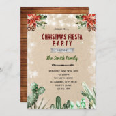 クリスマスパーティーテーマ 招待状 (正面/裏面)