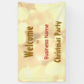 クリスマスパーティーデザイン 横断幕 (縦)