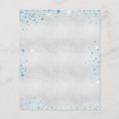 クリスマスパーティートナカイ銀の予算招待状 チラシ (裏面)