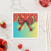 クリスマスパーティードリップきらきら光るフェスティバルメリークリスマスリグ スタンダードカクテルナプキン (インサイチュ)