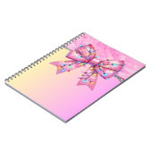 クリスマスパーティードリップきらきら光るフェスティバルメリークリスマスリグ ノートブック (左側)