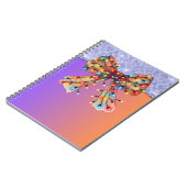 クリスマスパーティードリップきらきら光るフェスティバルメリークリスマスリグ ノートブック (左側)