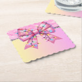 クリスマスパーティードリップきらきら光るフェスティバルメリークリスマスリグ ペーパーコースター (アングル)