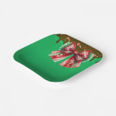 クリスマスパーティードリップきらきら光るフェスティバルメリークリスマスリグ ペーパープレート (傾斜あり)