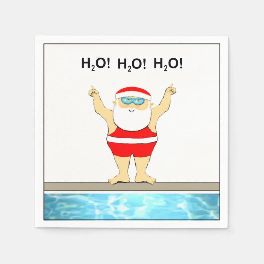 クリスマスパーティーナプキンス スタンダードカクテルナプキン (正面)