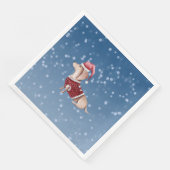 クリスマスパーティーナプキンズダッシュント紙ナプキンス (コーナー)