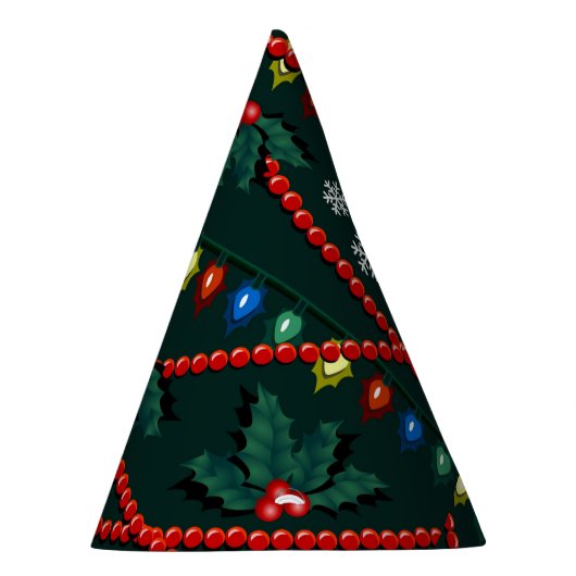 クリスマスパーティーハットフェスティバルホリデーパーティハット パーティーハット (右)