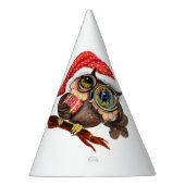 クリスマスパーティーハットベビーフクロウとギフト パーティーハット (右)