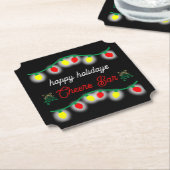 クリスマスパーティーハッピーアワープロモーション ペーパーコースター (アングル)