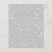 クリスマスパーティーバルーンとスノーフレーク予算 チラシ (裏面)