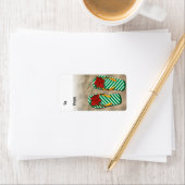 クリスマスパーティービーチサンダルギフトラベル ラベル (インサイチュ)