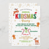 クリスマスパーティーフェスティバルキドマ招待状 招待状 (正面/裏面)