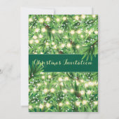 クリスマスパーティーフェスティバルホリデーグリーナリー 招待状 (裏面)