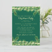 クリスマスパーティーフェスティバルホリデーグリーナリー 招待状 (スタンド正面)