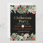 クリスマスパーティーフェスティバル招待状 招待状 (正面)