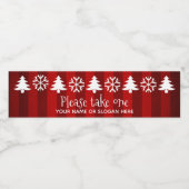 クリスマスパーティーフェスティバル ペットボトルラベル (シングルラベル)