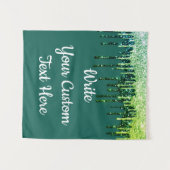 クリスマスパーティーフォトブース背景の醜いセーター タペストリー (正面(横))