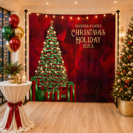 クリスマスパーティーフォトブース背景 タペストリー