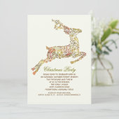 クリスマスパーティーフローラシカヴィンテージホリデーズ 招待状 (スタンド正面)