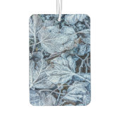 クリスマスパーティーブ葉ルーズ雪の休日の冬 カーエアーフレッシュナー (裏面)