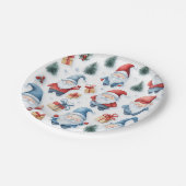 クリスマスパーティープレート ペーパープレート (アングル)