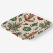 クリスマスパーティープレート ペーパープレート (傾斜あり)