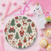 クリスマスパーティープレート ペーパープレート (パーティー)