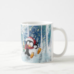 クリスマスパーティーペンギンマグ コーヒーマグカップ