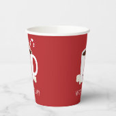 クリスマスパーティーホットチョコレートホットココア 紙コップ (左)