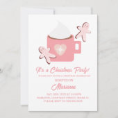 クリスマスパーティーホットチョコレートマグジンガーパン 招待状 (正面)