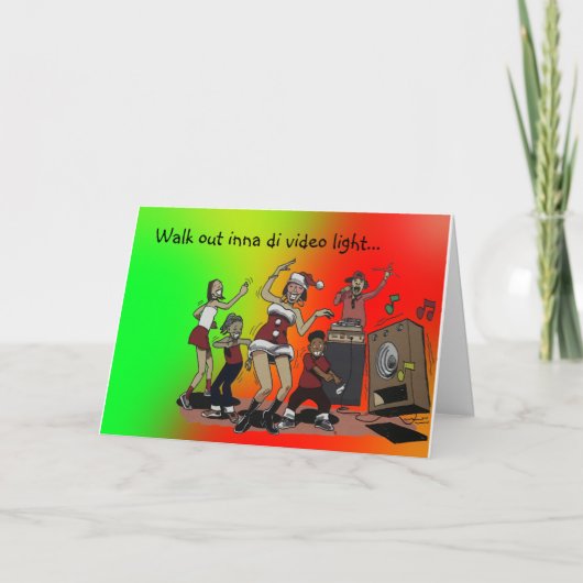 クリスマスパーティーホリデーカード シーズンカード (正面)