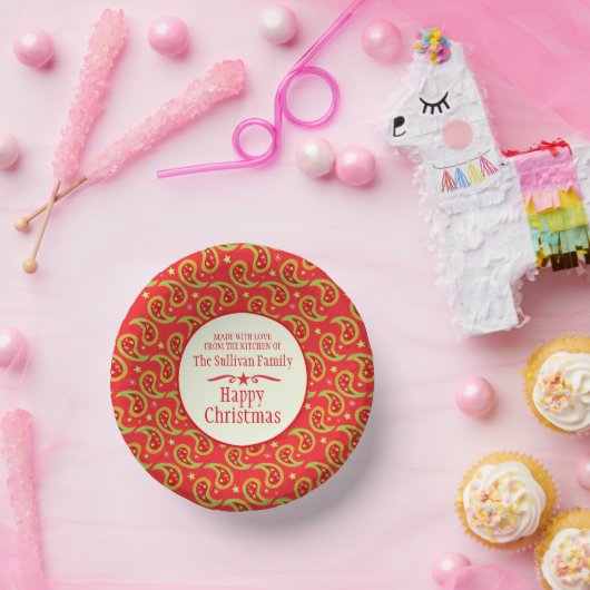 クリスマスパーティーホームメイドホリデーベーキング赤 ペーパーボウル (パーティー)