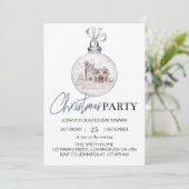 クリスマスパーティーボール招待状 招待状 (スタンド正面)