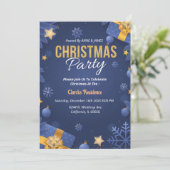 クリスマスパーティーポスターのテンプレート 招待状 (スタンド正面)