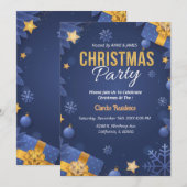 クリスマスパーティーポスター テンプレート (正面/裏面)