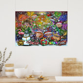 クリスマスパーティーポスター ポスター (キッチン)