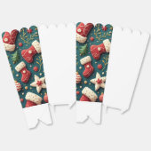 クリスマスパーティーポップコーンフェイスボックス フェイバーボックス (見開き)