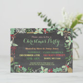クリスマスパーティーミスタントークリスマスシャルボード招待状 招待状 (スタンド正面)