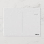 クリスマスパーティーミスタントーベル装飾品 ポストカード (裏面)