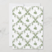 クリスマスパーティーミストレモダントーボーホリデーパーティー 招待状 (裏面)