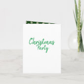 クリスマスパーティーミドレットベル装飾2 招待状 (裏面)