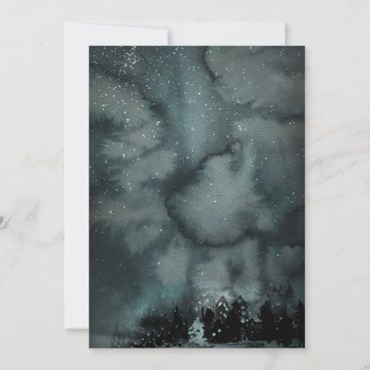 クリスマスパーティーレッドトラックギフト建築誕生日 招待状 (裏面)