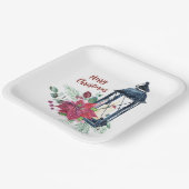 クリスマスパーティーヴィンテージ灯 ペーパープレート (傾斜あり)