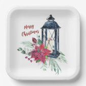 クリスマスパーティーヴィンテージ灯 ペーパープレート (正面)