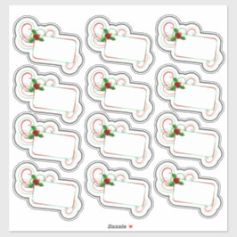 クリスマスパーティー名タグ シール