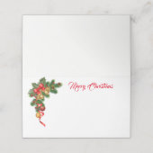 クリスマスパーティー名座席表 プレイスカード (外部開封)